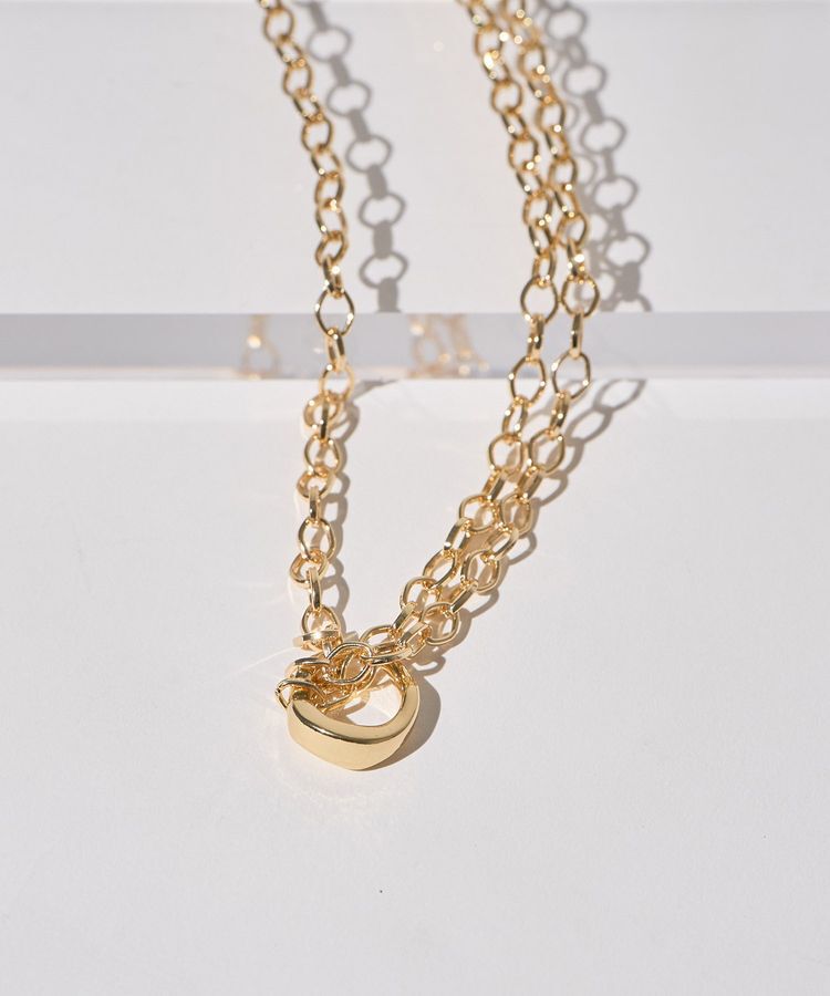AMERICAN HOLIC「マグネットデザインチェーンネックレス」|ネックレス|Gold