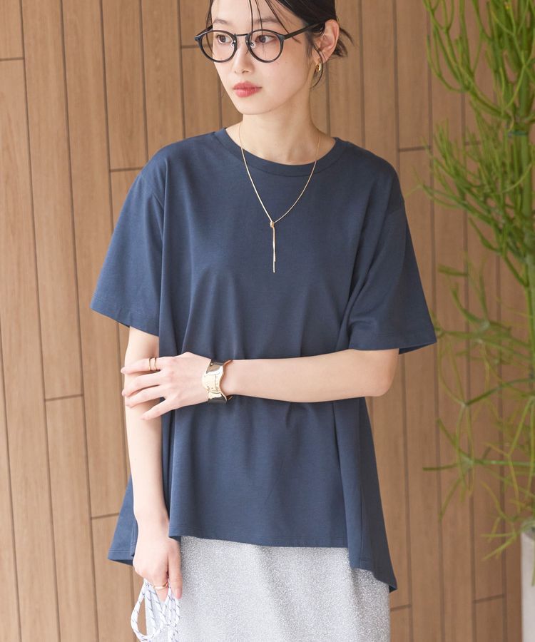 AMERICAN HOLIC「接触冷感バックフレア半袖プルオーバー」|Tシャツ・カットソー|