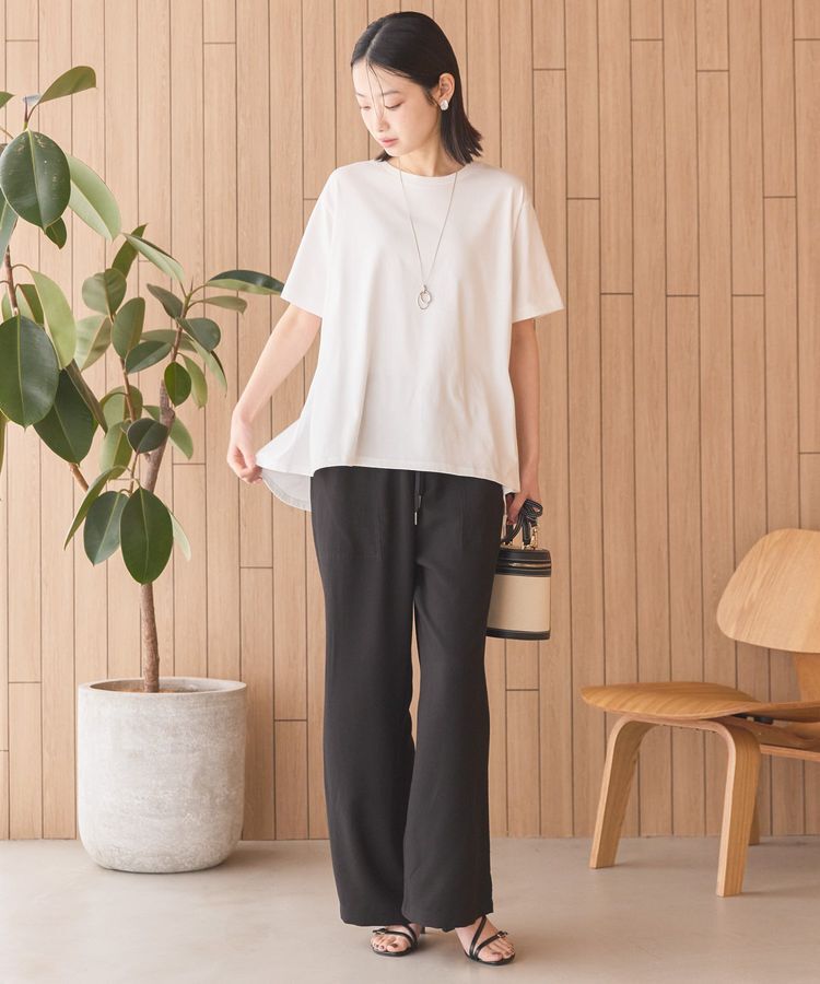 AMERICAN HOLIC「接触冷感バックフレア半袖プルオーバー」|Tシャツ・カットソー|