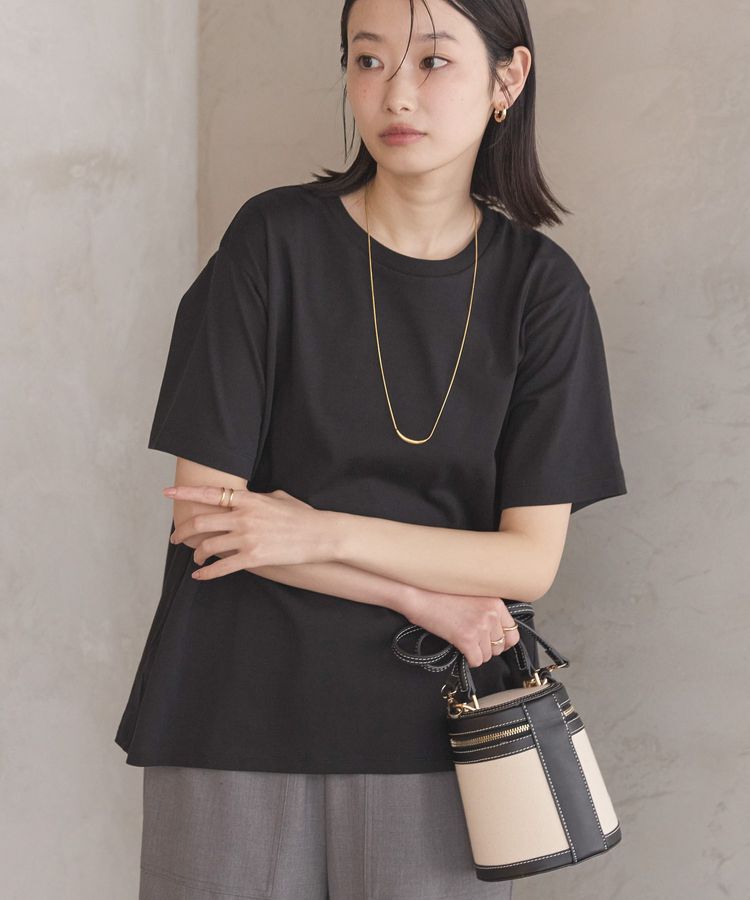 AMERICAN HOLIC「接触冷感バックフレア半袖プルオーバー」|Tシャツ・カットソー|