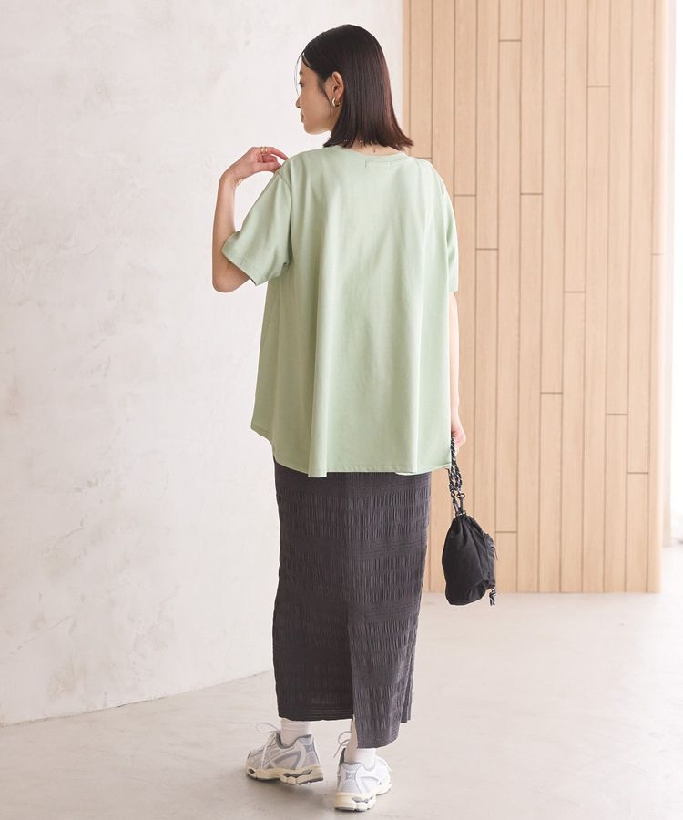 AMERICAN HOLIC「接触冷感バックフレア半袖プルオーバー」|Tシャツ・カットソー|