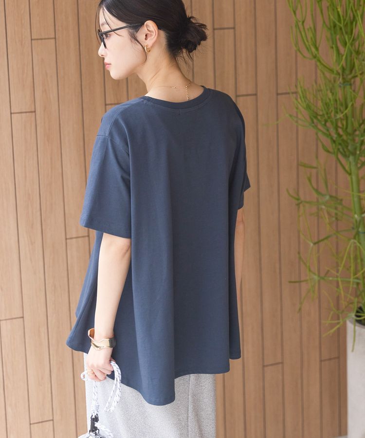 AMERICAN HOLIC「接触冷感バックフレア半袖プルオーバー」|Tシャツ・カットソー|