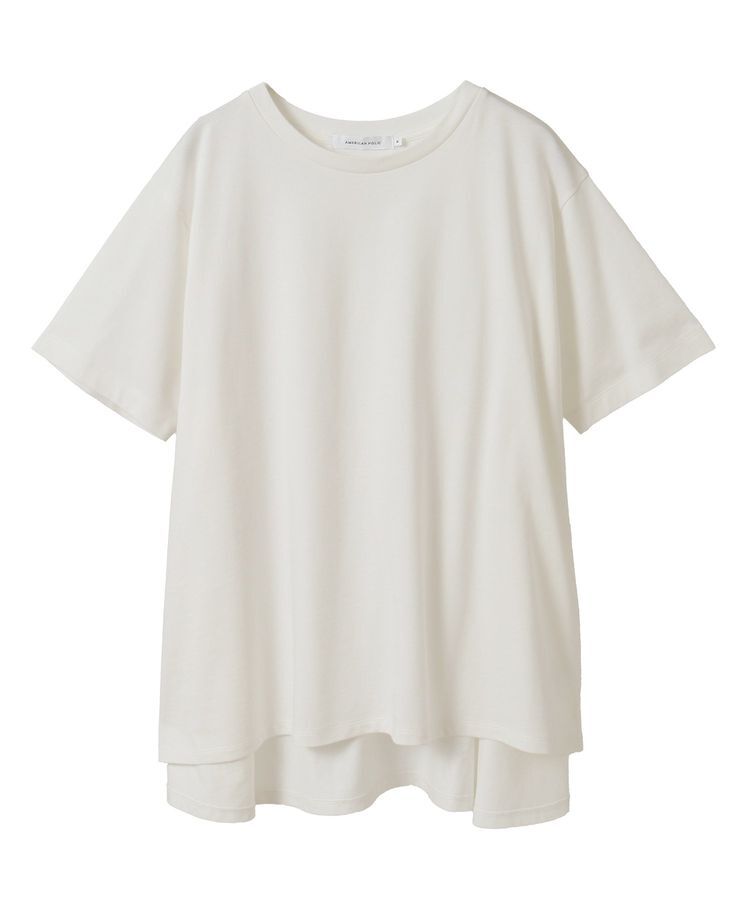 AMERICAN HOLIC「接触冷感バックフレア半袖プルオーバー」|Tシャツ・カットソー|