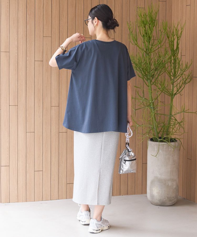 AMERICAN HOLIC「接触冷感バックフレア半袖プルオーバー」|Tシャツ・カットソー|