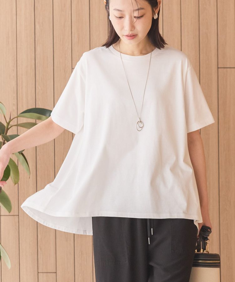 AMERICAN HOLIC「接触冷感バックフレア半袖プルオーバー」|Tシャツ・カットソー|