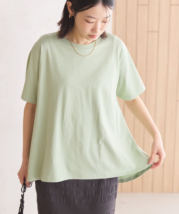 AMERICAN HOLIC「接触冷感バックフレア半袖プルオーバー」|Tシャツ・カットソー|Mint