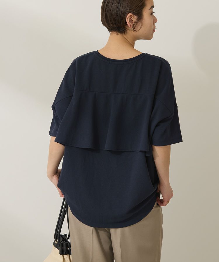 AMERICAN HOLIC「バックフリル半袖プルオーバー」|Tシャツ・カットソー|