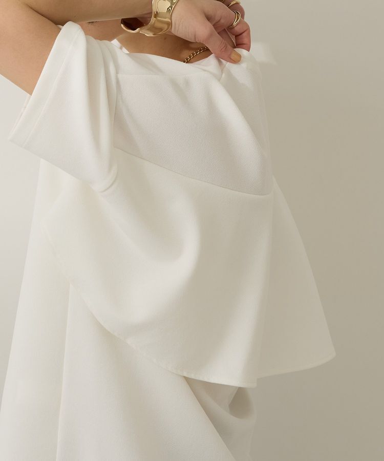 AMERICAN HOLIC「バックフリル半袖プルオーバー」|Tシャツ・カットソー|