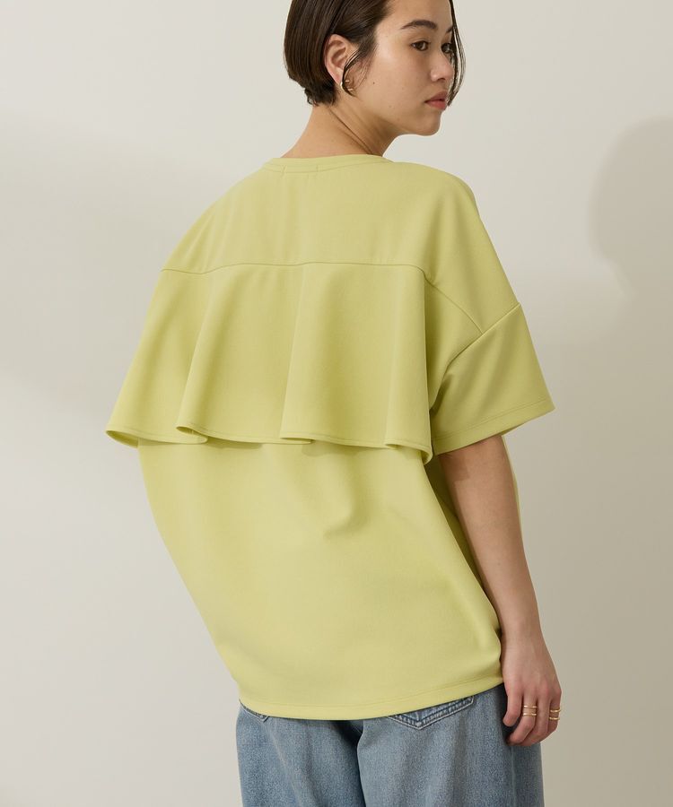 AMERICAN HOLIC「バックフリル半袖プルオーバー」|Tシャツ・カットソー|