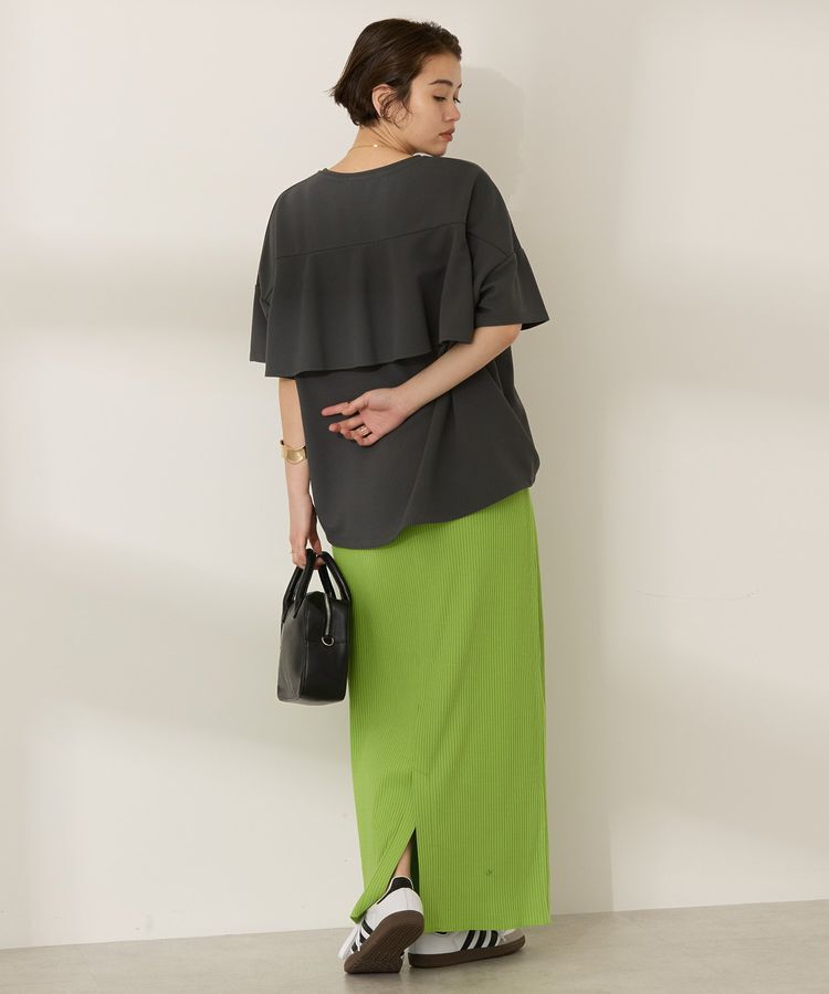 AMERICAN HOLIC「バックフリル半袖プルオーバー」|Tシャツ・カットソー|