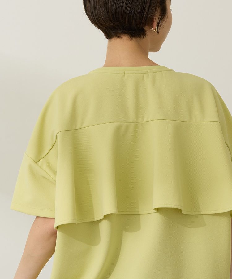 AMERICAN HOLIC「バックフリル半袖プルオーバー」|Tシャツ・カットソー|