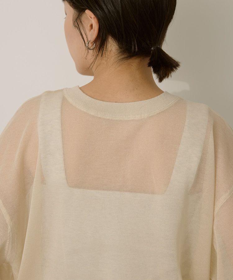 AMERICAN HOLIC「【WEB限定】接触冷感2WAYシアーニットカーディガン」|カーディガン|