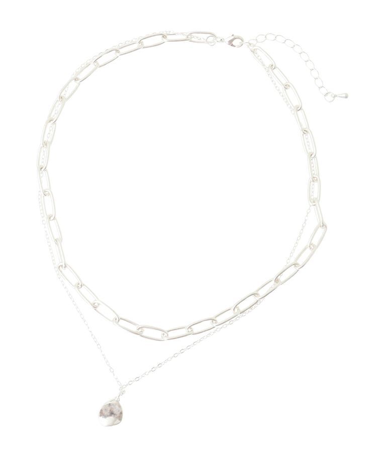 AMERICAN HOLIC「2連チェーン&times;ワントップネックレス」|ネックレス|