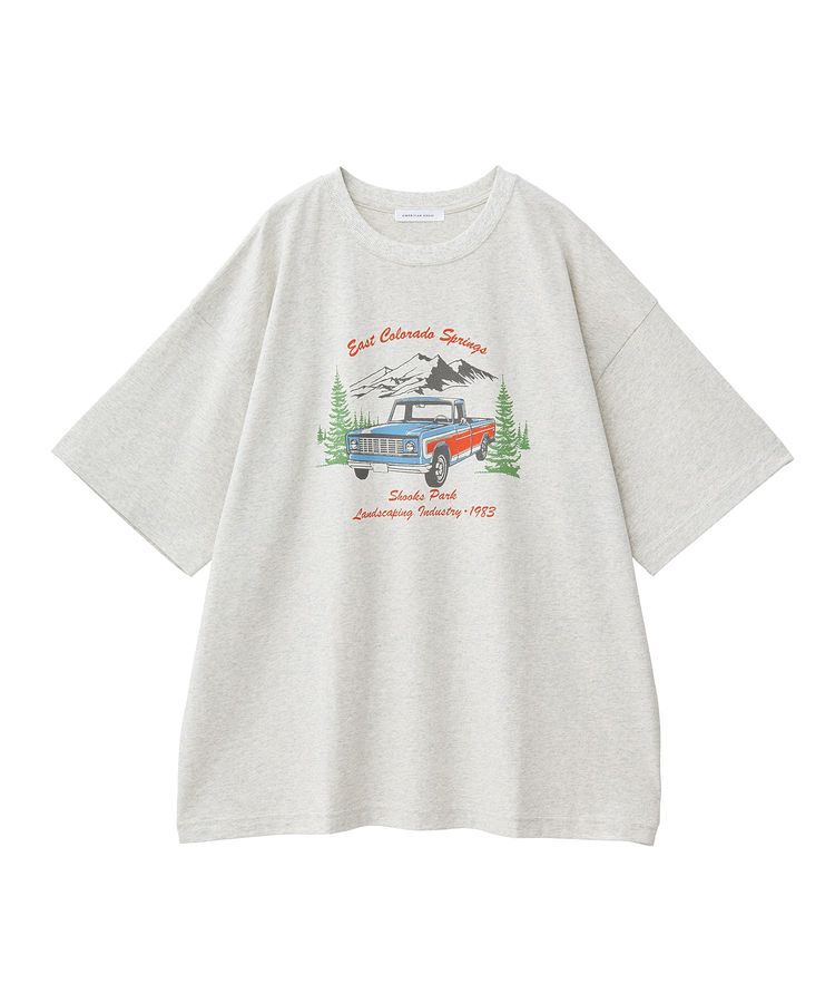AMERICAN HOLIC「CarプリントTシャツ」|Tシャツ・カットソー|