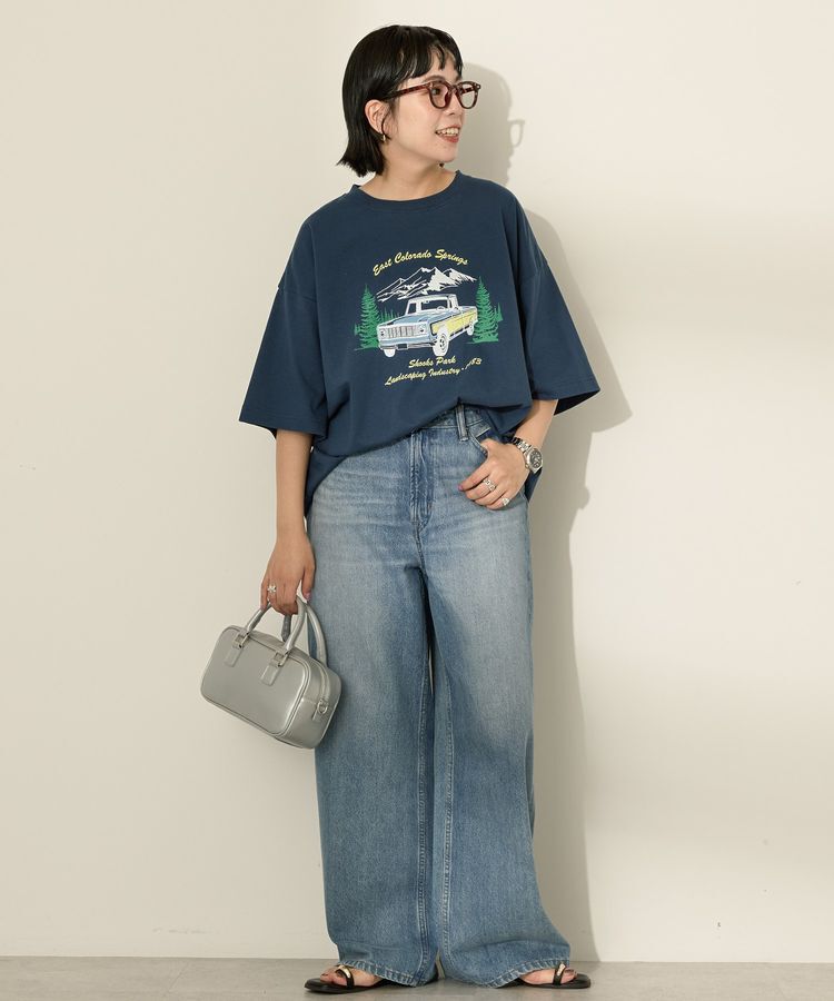 AMERICAN HOLIC「CarプリントTシャツ」|Tシャツ・カットソー|