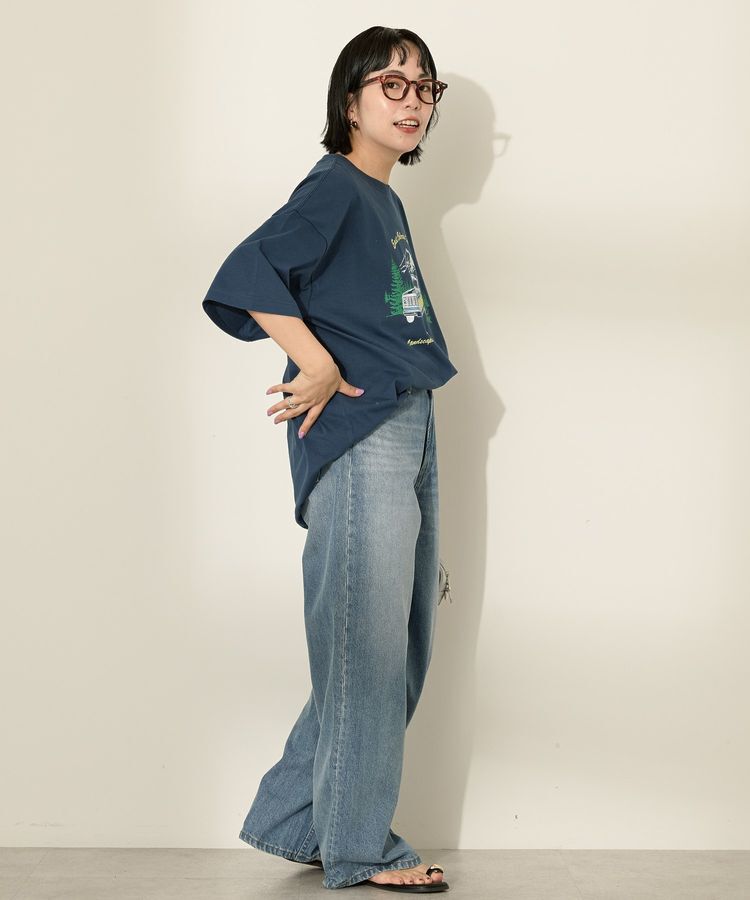 AMERICAN HOLIC「CarプリントTシャツ」|Tシャツ・カットソー|