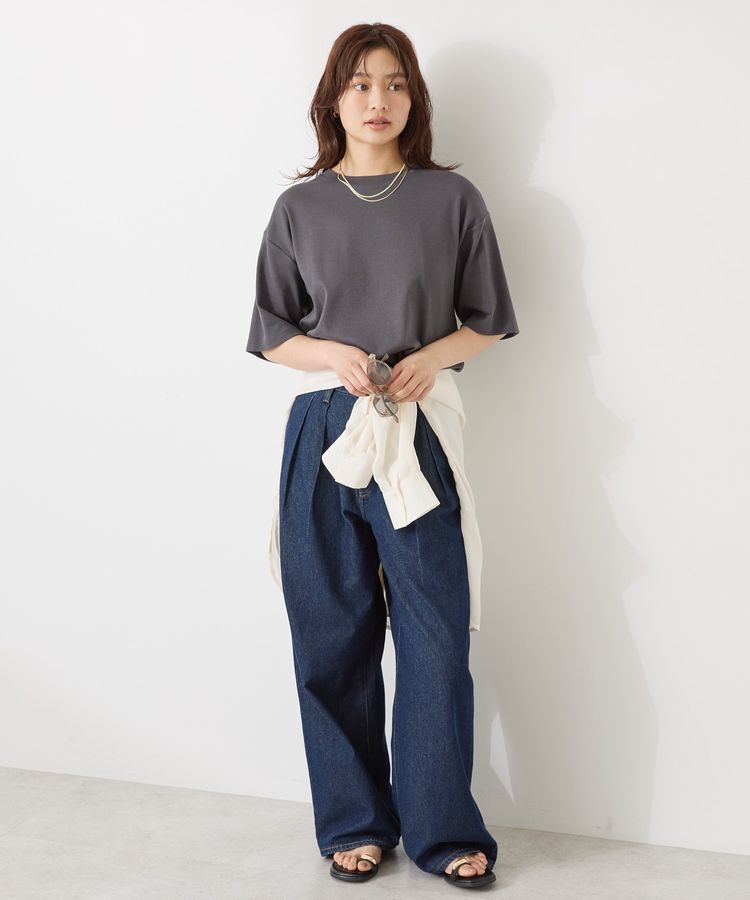 AMERICAN HOLIC「接触冷感スムースルーズクルーネックTシャツ」|Tシャツ・カットソー|