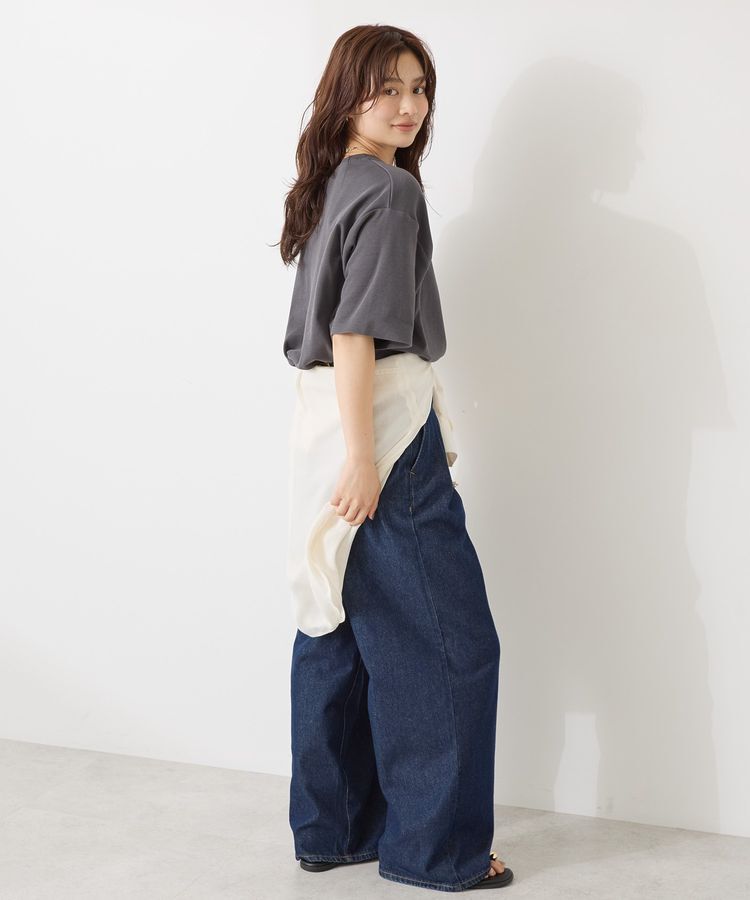 AMERICAN HOLIC「接触冷感スムースルーズクルーネックTシャツ」|Tシャツ・カットソー|