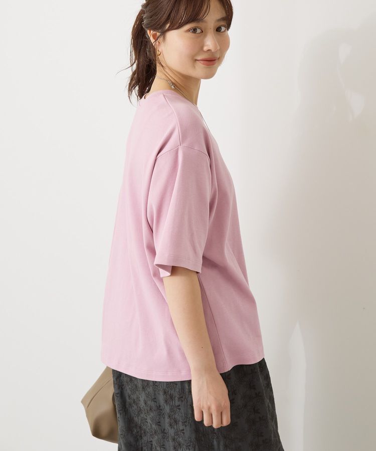 AMERICAN HOLIC「接触冷感スムースルーズクルーネックTシャツ」|Tシャツ・カットソー|