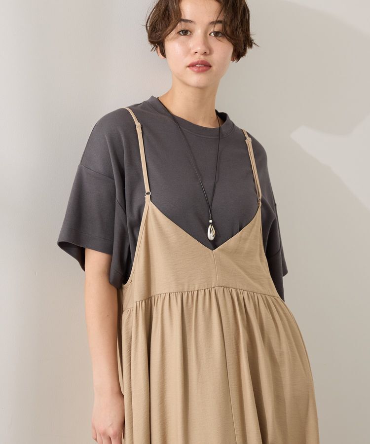 AMERICAN HOLIC「接触冷感スムースボクサーTシャツ」|Tシャツ・カットソー|Charcoal Gray