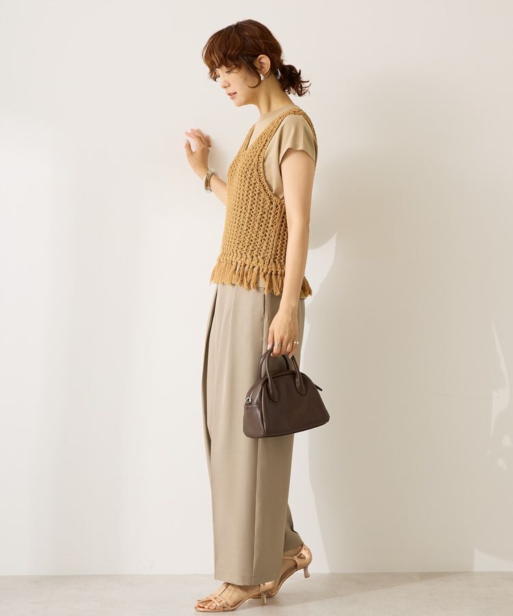 AMERICAN HOLIC「【前後2WAY】フリンジショートベスト」|ベスト・ジレ|