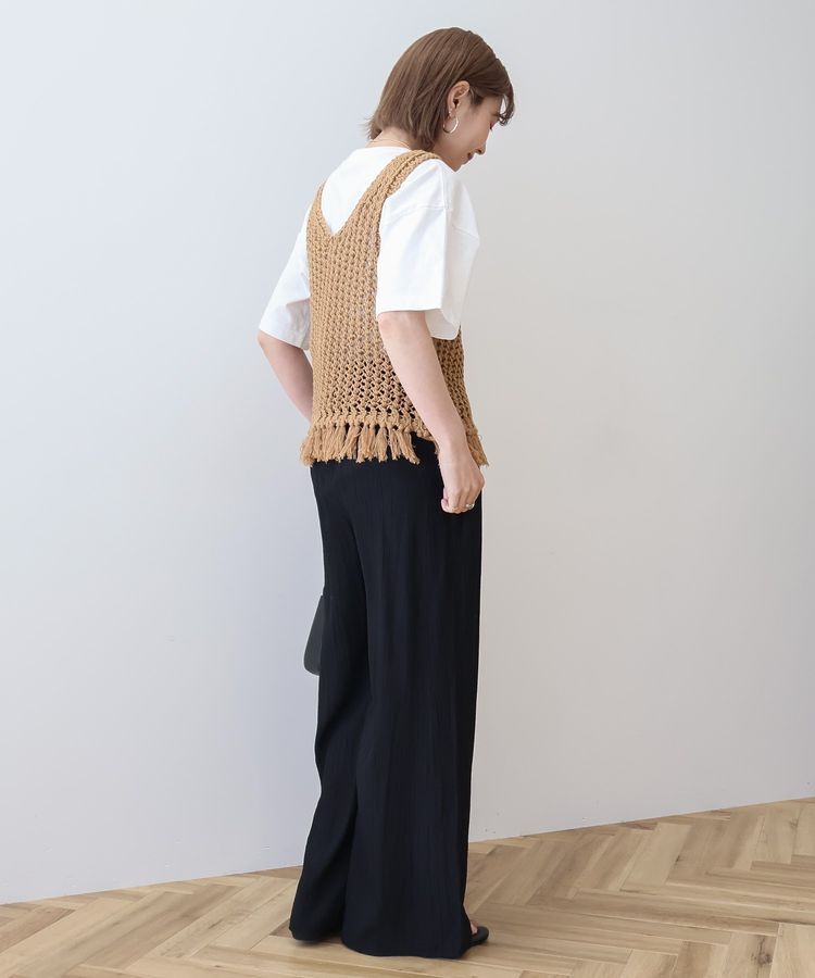 AMERICAN HOLIC「【前後2WAY】フリンジショートベスト」|ベスト・ジレ|