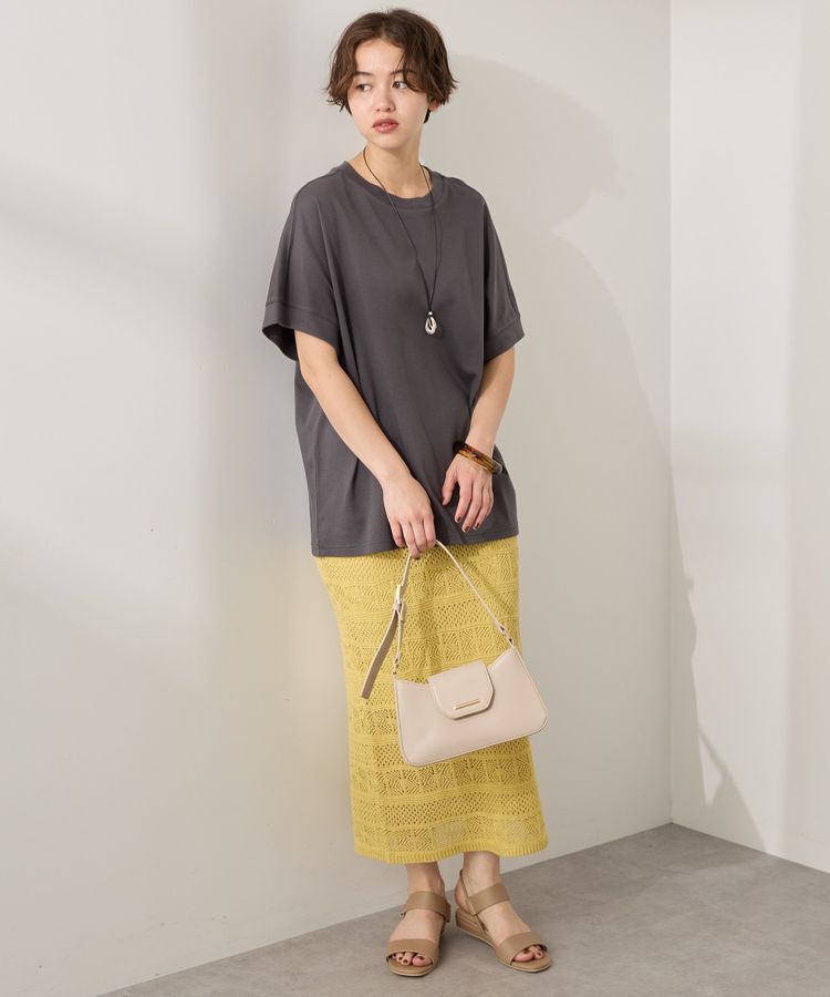 AMERICAN HOLIC「レース編みニットタイトスカート」|タイト|