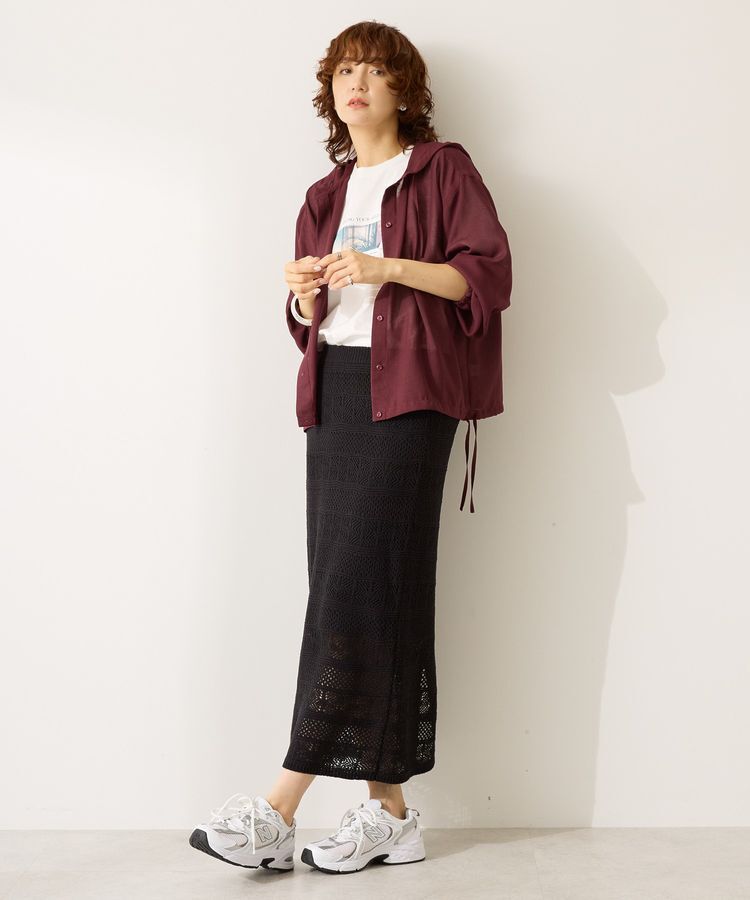 AMERICAN HOLIC「レース編みニットタイトスカート」|タイト|