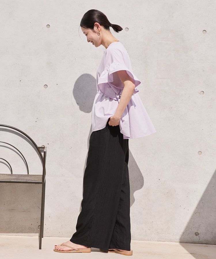 AMERICAN HOLIC「【水陸両用】UVカット袖フリルプルオーバー」|Tシャツ・カットソー|