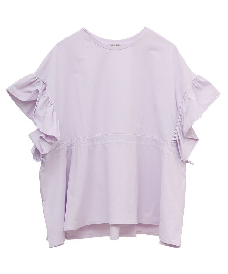 AMERICAN HOLIC「【水陸両用】UVカット袖フリルプルオーバー」|Tシャツ・カットソー|