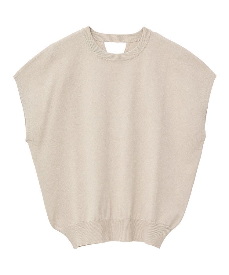 AMERICAN HOLIC「接触冷感ラメフレンチスリーブニットプルオーバー」|ニット・セーター|