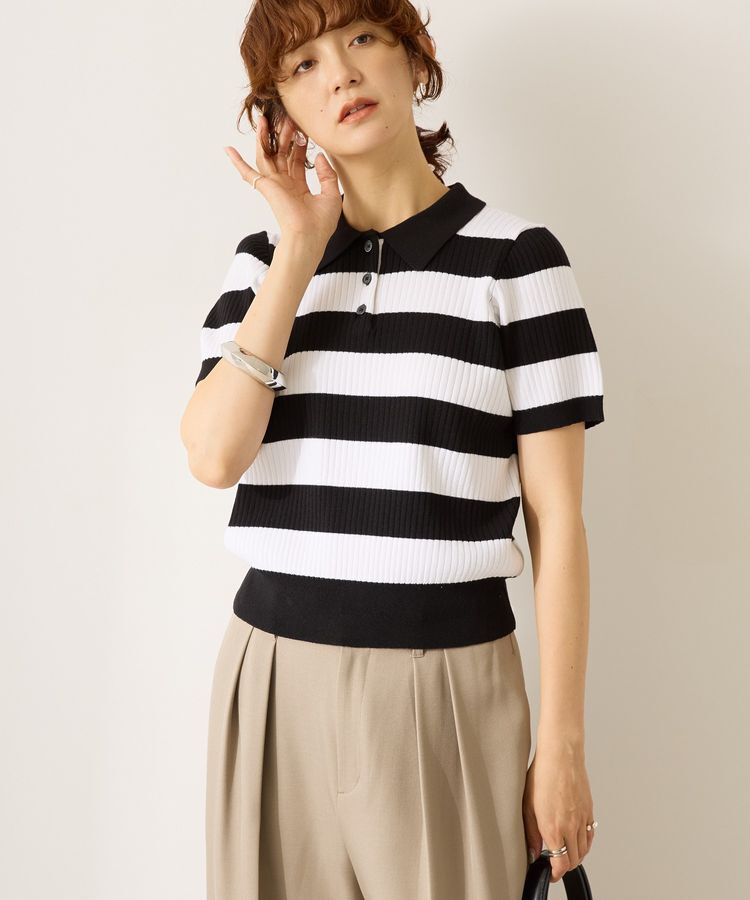 AMERICAN HOLIC「アソートニットポロシャツ」|ニット・セーター|