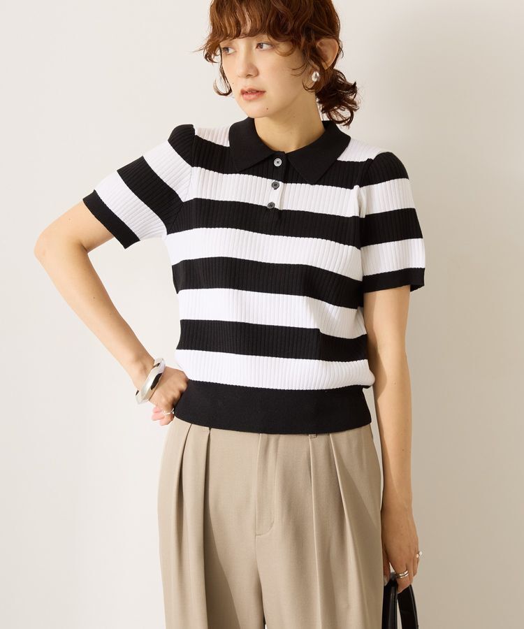 AMERICAN HOLIC「アソートニットポロシャツ」|ニット・セーター|