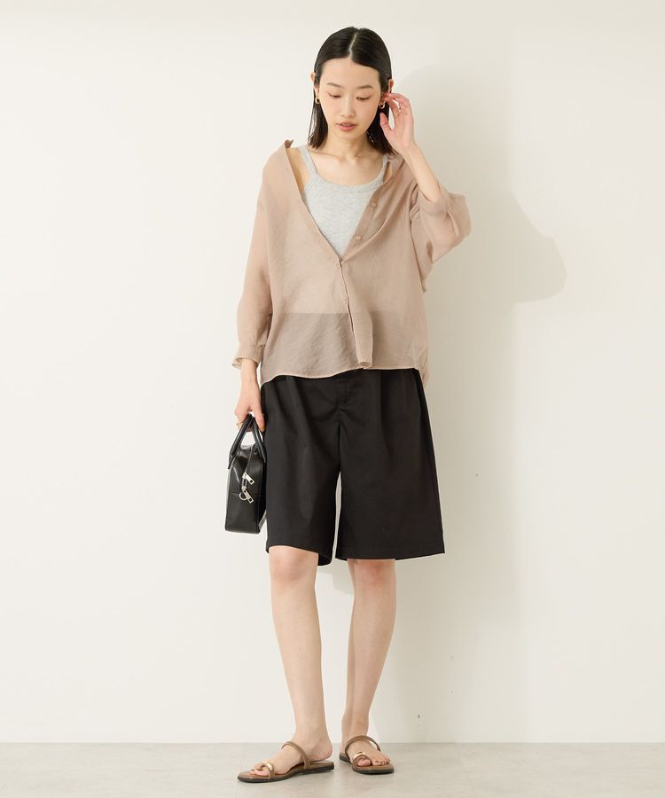 AMERICAN HOLIC「5分袖シアードルマンシャツ」|シャツ・ブラウス|