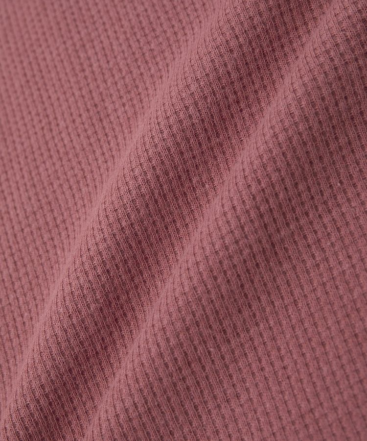 AMERICAN HOLIC「ワッフルサイドスリット半袖ワンピース」|ワンピース|