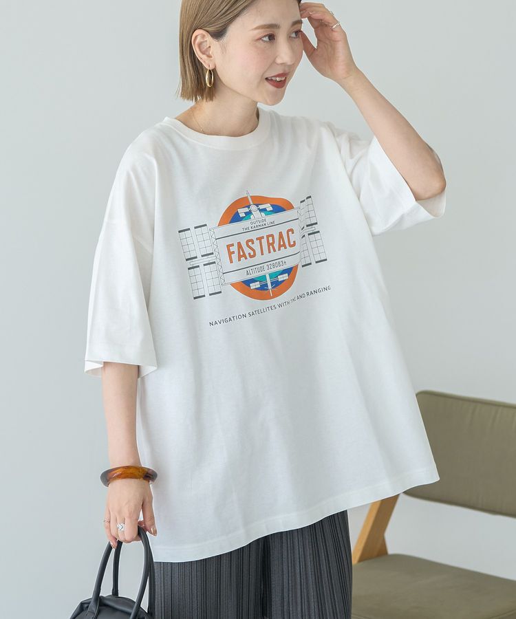 AMERICAN HOLIC「スペースプリントTシャツ」|Tシャツ・カットソー|Off White