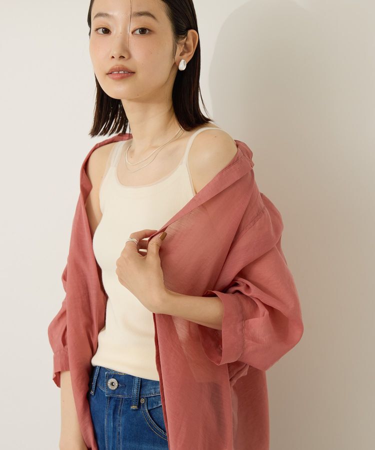 AMERICAN HOLIC「チュールキャミタンクトップ」|インナー|