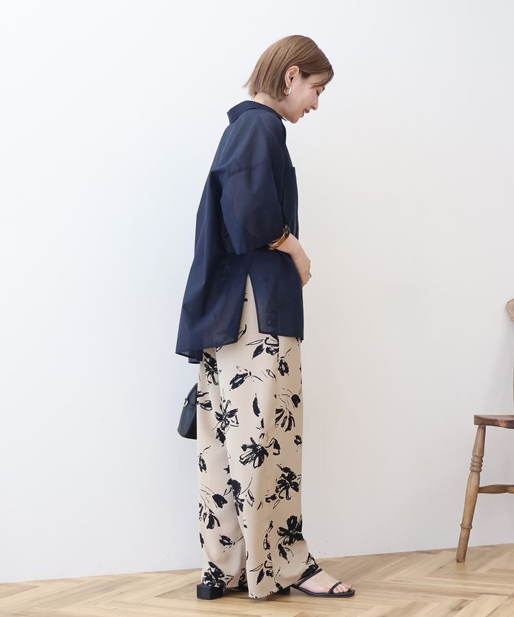 AMERICAN HOLIC「イージーケア+接触冷感Wポケットオーバーシャツ」|シャツ・ブラウス|