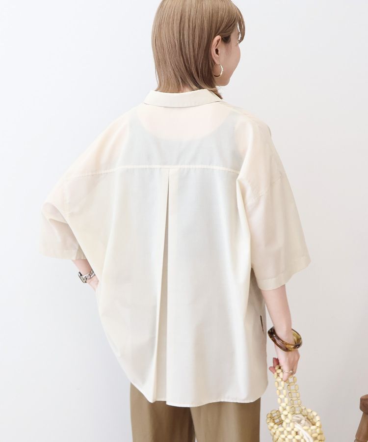 AMERICAN HOLIC「イージーケア+接触冷感Wポケットオーバーシャツ」|シャツ・ブラウス|