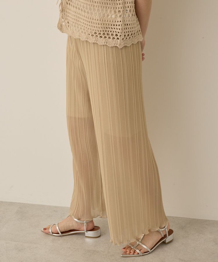 AMERICAN HOLIC「ラメプリーツパンツ」|その他|Ivory