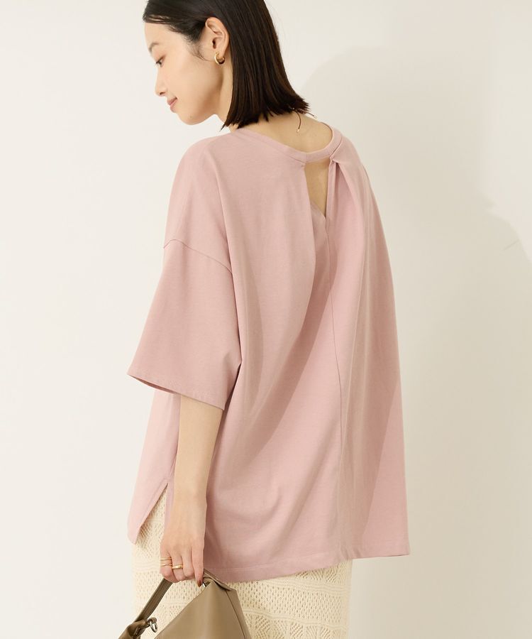 AMERICAN HOLIC「接触冷感バックオープンプルオーバー」|Tシャツ・カットソー|Pink