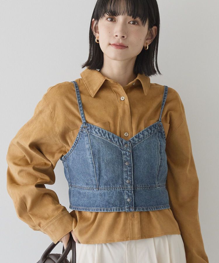 AMERICAN HOLIC「デニムキャミビスチェ」|ベスト・ジレ|