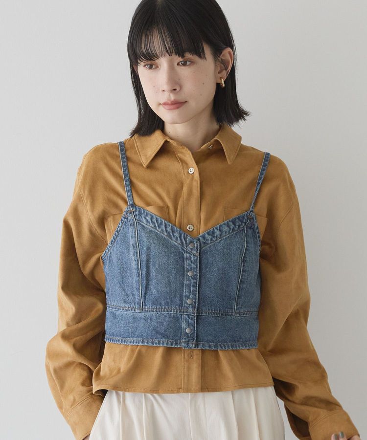 AMERICAN HOLIC「デニムキャミビスチェ」|ベスト・ジレ|