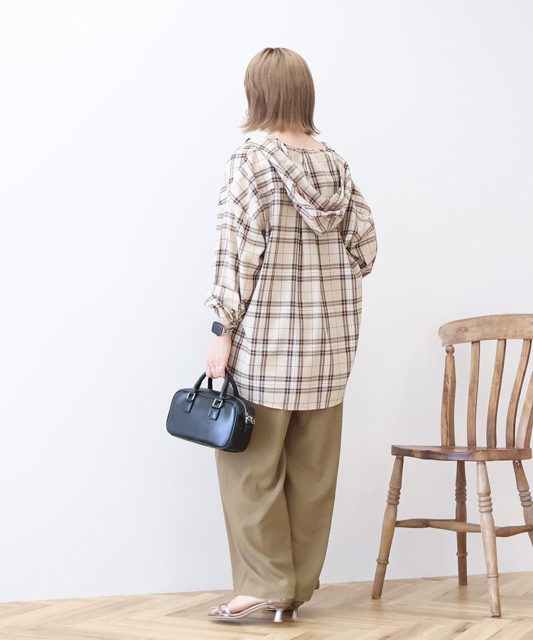 AMERICAN HOLIC「チェックフードシャツ」|シャツ・ブラウス|