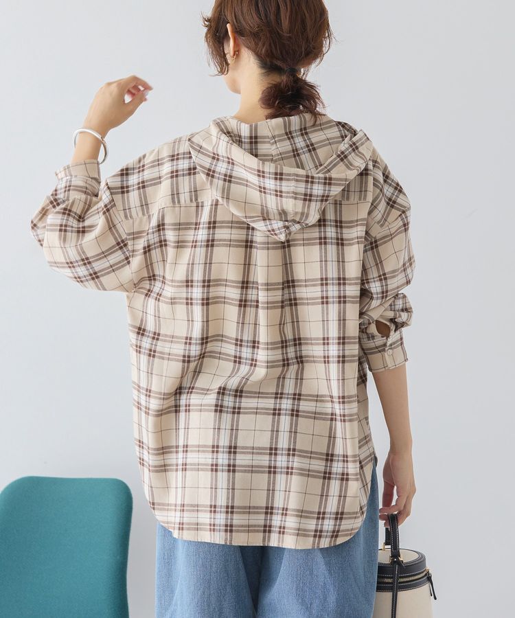 AMERICAN HOLIC「チェックフードシャツ」|シャツ・ブラウス|