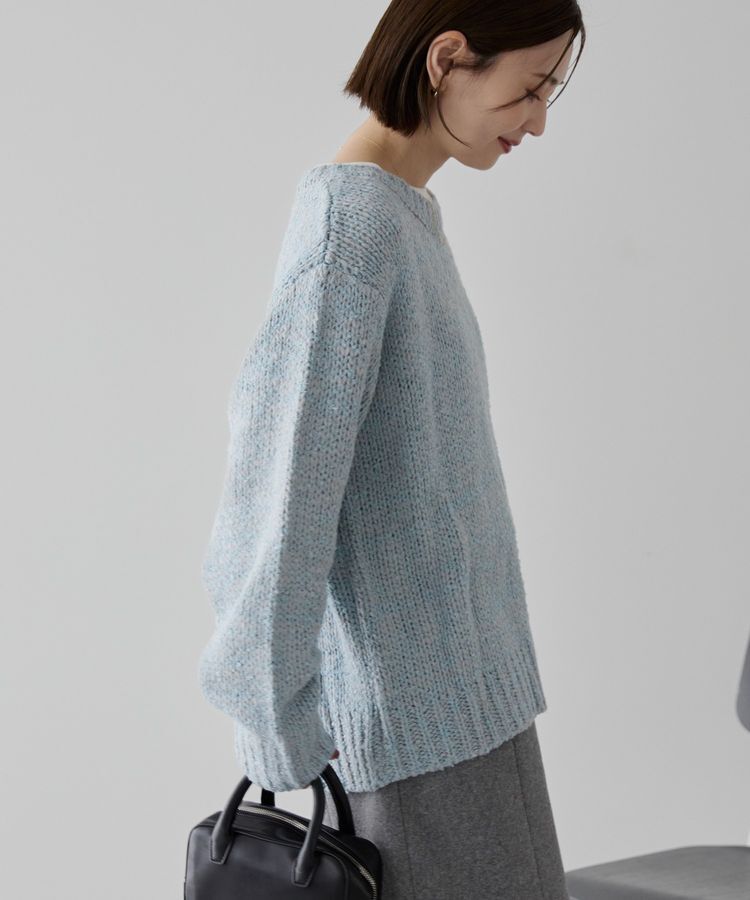 AMERICAN HOLIC「メランジルーズニットプルオーバー」|ニット・セーター|