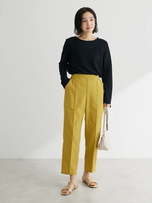 Green Parks「綿麻混イージーテーパードパンツ」|その他|