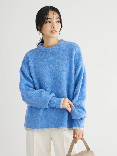 Green Parks「フェアリーMixライン入りプルオーバー」|Tシャツ・カットソー|