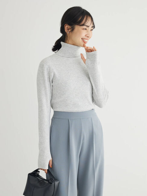 Green Parks「もちやわ　タートルプルオーバー」|Tシャツ・カットソー|Light Gray Mixture