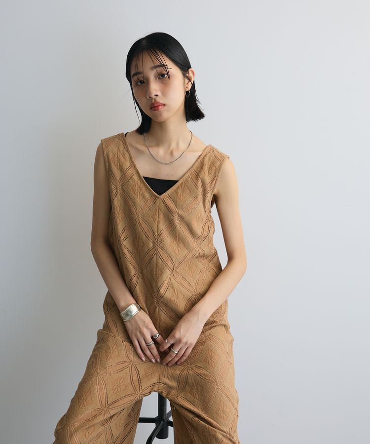 AnriettMusee「クラシックレースロンパース」|オールインワン|